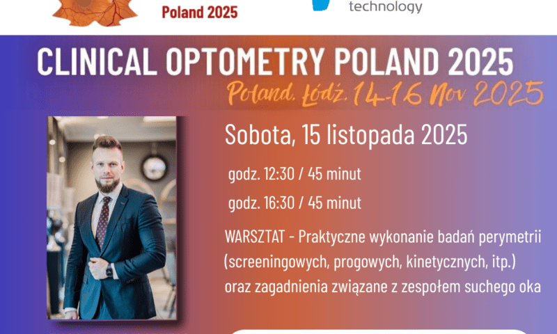 Zdjęcie do artykułu zatytułowanego Darmowy warsztat OPTOPOL - Praktyczne wykonanie badań perymetrii oraz zagadnienia związane z zespołem suchego oka